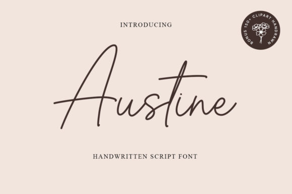 Austine: The Delicate Handwritten Font That Elevates Thoughtful Design
