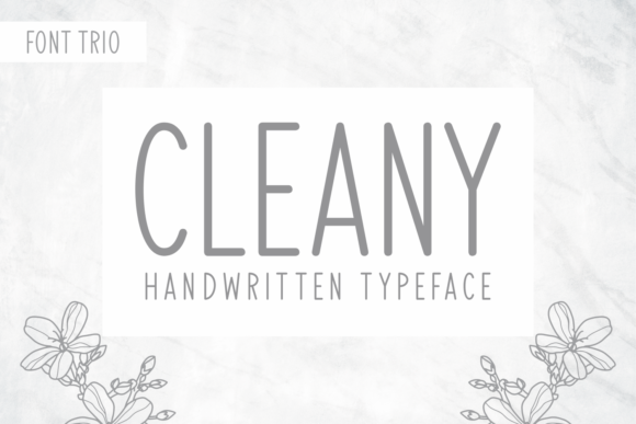 Cleany: A Handwritten Font for Authentic Chalkboard-Style Design