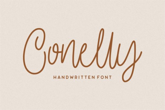 Conelly: A Natural Modern Handwritten Font for Authentic Creative Work