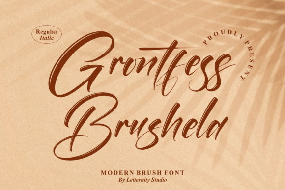 Grontfess Brushela: A Handwritten Font That Builds Trust, Not Just Aesthetics