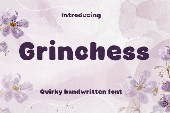 Introducing Grinchess: A Handwritten Font That Adds Personalized Charm to Your Designs