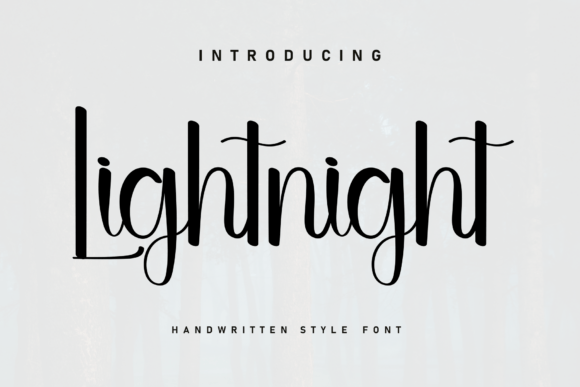 Lightnight: The Handwritten Font That Redefines Modern Design