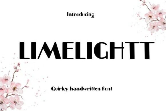 Limelightt: A Playful Font That Steals the Show
