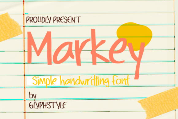 Markey Font: A Playful Handwritten Style for Creative Projects