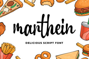 Marthein: A Playful, Delicious Handwritten Font That Feels Like a Smile in Type
