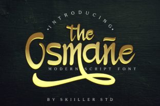 Osmane: A Modern Handwritten Font with Stunning Swashes