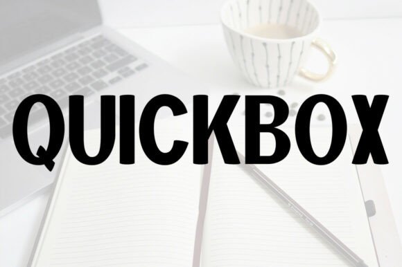 Quickbox: A Playful Font for Strategic Design and Creative Expression
