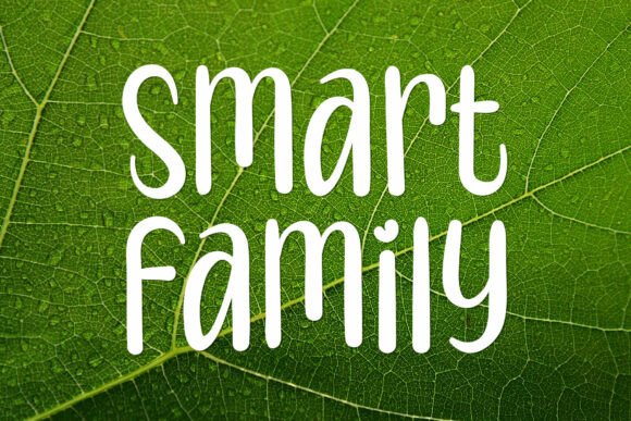 Smart Family – A Font for Everyday Creativity