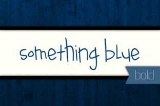 Something Blue Bold: A Quirky Handwritten Font