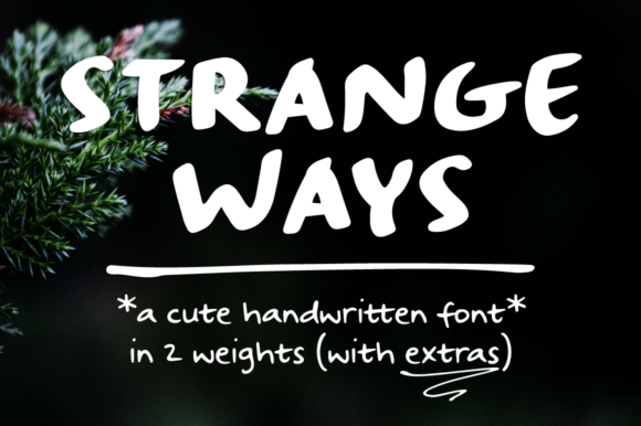 Strangeways: A Playful Handwritten Font