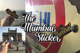 The Mumbai Sticker: A Bold Font for Creative Expression