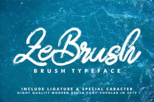 ZeBrush: A Handwritten Font with a Modern Touch